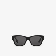 FE40081I солнцезащитные очки из ацетата неправильной оправы Fendi, черный
