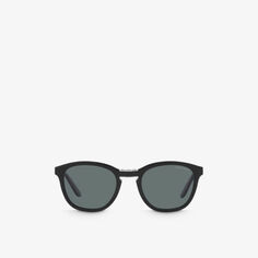 Солнцезащитные очки AR8170 в квадратной оправе Giorgio Armani, черный