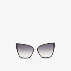 21013 солнцезащитные очки Sunbird в ацетатной оправе-бабочке Dita, черный