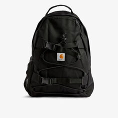 Рюкзак Kickflip из переработанного полиэстера с фирменной аппликацией Carhartt Wip, черный