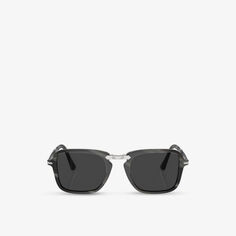 PO3330S солнцезащитные очки из ацетата в прямоугольной оправе Persol, серый