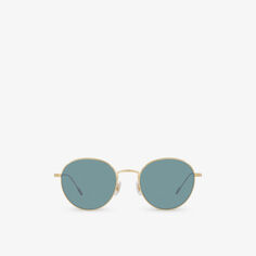 OV1306ST Солнцезащитные очки Altair в титановой оправе фантос Oliver Peoples, желтый