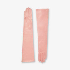 Кожаные перчатки Montserrat длиной до локтя Paula Rowan, цвет icing