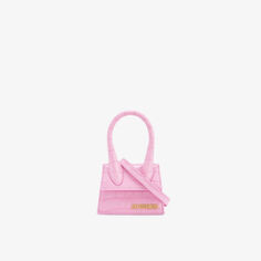 Кожаная сумка Le Chiquito с верхней ручкой Jacquemus, розовый