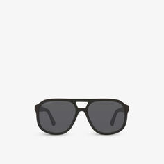 Солнцезащитные очки GG1188S в ацетатной оправе-авиаторе Gucci, черный