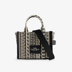 Маленькая большая сумка-тоут с монограммой Marc Jacobs, черный