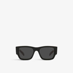 Солнцезащитные очки PR 10ZS в оправе из ацетата Prada, черный