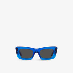 Солнцезащитные очки PR 13ZS из ацетата Prada, синий