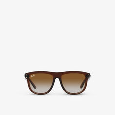 RBR0501S Солнцезащитные очки Boyfriend Reverse в квадратной оправе Ray-Ban, коричневый