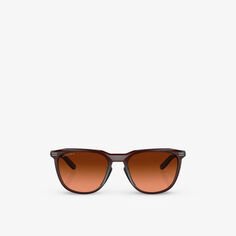 OO9286 Солнцезащитные очки Thurso в круглой оправе из ацетата ацетата Oakley, коричневый