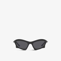 BB0229S Солнцезащитные очки Bat прямоугольной формы Balenciaga, черный