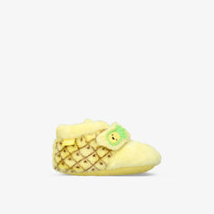 Туфли Bixbee из искусственного меха с нашивкой в виде ананасов для детей 0–3 лет Ugg, желтый