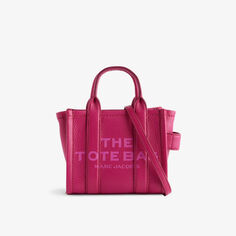 Кожаная мини-сумка-тоут Marc Jacobs, розовый