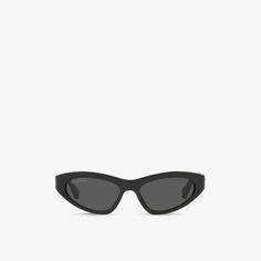 Солнцезащитные очки BB0207S в оправе «кошачий глаз» из ацетата Balenciaga, черный