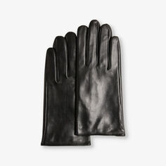 Кожаные перчатки Arleos с логотипом Ted Baker, черный