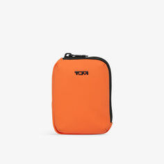 Модульная тканая сумка для аксессуаров, украшенная логотипом Tumi, оранжевый
