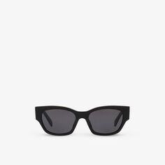 CL40197U солнцезащитные очки в ацетатной оправе «кошачий глаз» Celine, черный