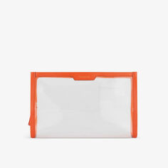 Плетеный мешочек для вещей Anya Hindmarch, цвет clear/clementine