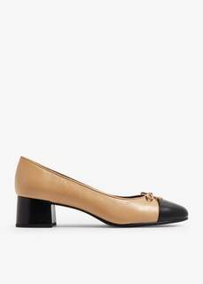 Туфли Tory Burch Cap-Toe, бежевый