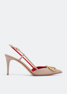 Туфли Valentino Garavani VLogo Signature Slingback, бежевый