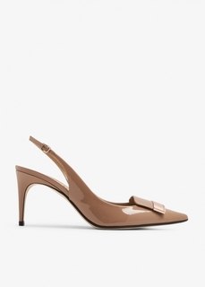 Туфли Sergio Rossi SR1 Slingback, бежевый