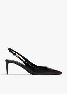 Туфли Dolce&amp;Gabbana Patent Leather Slingback, черный