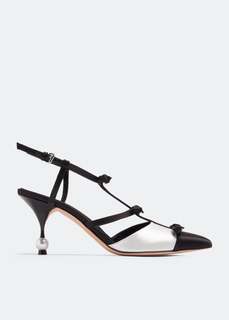 Туфли Giambattista Valli Love Bow Satin, черный