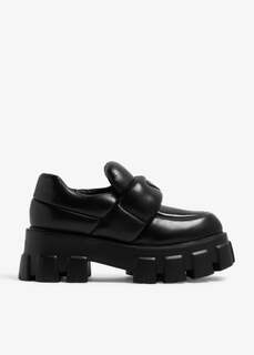 Лоферы Prada Soft Padded Nappa Leather, черный