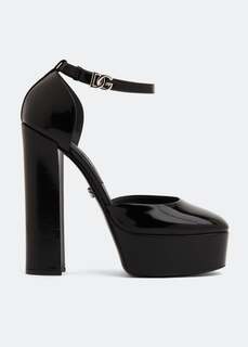 Туфли Dolce&amp;Gabbana Polished Calfskin Platform, черный