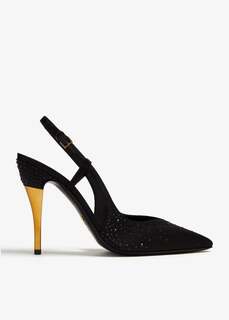 Туфли Gucci Priscilla Slingback, черный