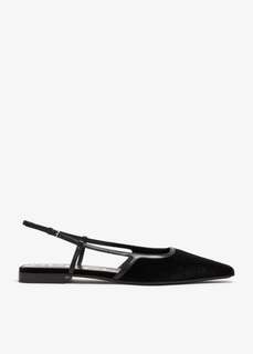 Балетки Gucci GG Slingback, черный