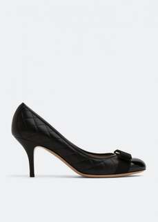 Туфли Ferragamo Vara Bow, черный