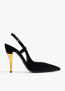 Туфли Gucci Priscilla Slingback, черный