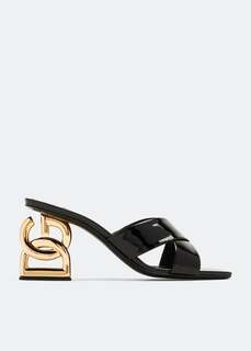 Мюли Dolce&amp;Gabbana 3.5 Patent Leather, черный