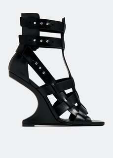 Сандалии Rick Owens Cantilever 11 Spartan, черный