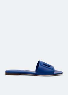 Сандалии Dolce&amp;Gabbana DG Logo Flat, синий