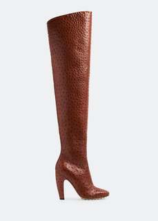 Ботинки Bottega Veneta Canalazzo Over-The-Knee, коричневый
