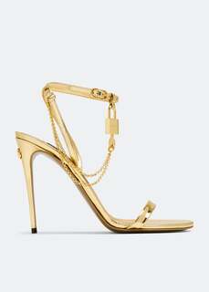 Сандалии Dolce&amp;Gabbana Calfskin, золотой