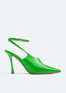 Туфли Givenchy Show Slingback, зеленый