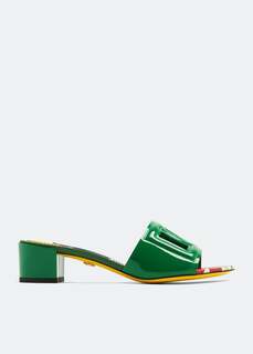 Мюли Dolce&amp;Gabbana DG Cut-Out, зеленый