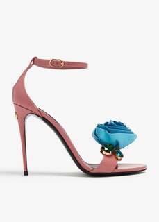 Сандалии Dolce&amp;Gabbana Patent Leather, розовый