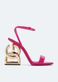 Сандалии Dolce&amp;Gabbana Patent Leather 3.5, розовый