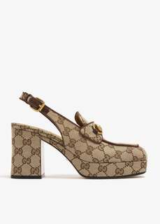 Туфли Gucci Horsebit Slingback, рисунок