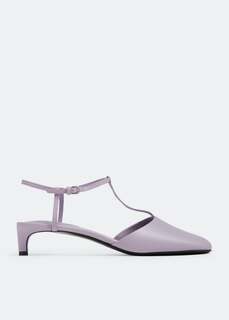 Сандалии Jil Sander High, фиолетовый