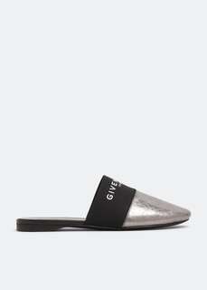 Мюли Givenchy Bedford Flat, серебряный