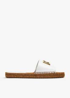 Шлепанцы Dolce&amp;Gabbana DG Logo Espadrille, белый