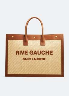 Сумка-тоут Saint Laurent Rive Gauche, бежевый