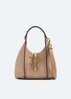 Сумка Tod&apos;S T Timeless Micro Hobo, бежевый Tod’S