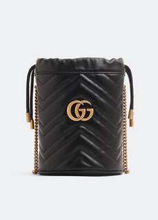 Сумка Gucci GG Marmont Mini Bucket, черный