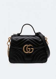 Сумка Gucci GG Marmont Mini Top Handle, черный